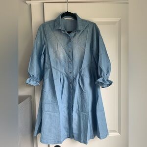 Denim dress